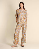 Blusa in twill di seta