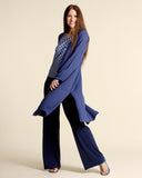 Cardigan lungo in viscosa
