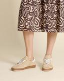 Sneakers in pelle scamosciata