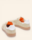 Sneakers in pelle scamosciata