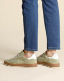 Sneakers in pelle scamosciata