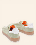 Sneakers in pelle scamosciata