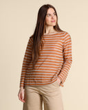 Maglia in misto lino e viscosa