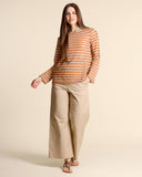 Maglia in misto lino e viscosa