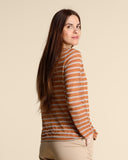 Maglia in misto lino e viscosa