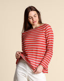 Maglia in misto lino e viscosa