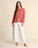 Maglia in misto lino e viscosa