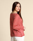 Maglia in misto lino e viscosa