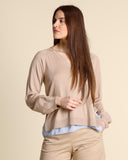 Maglia in seta e cotone