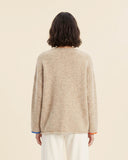 Maglia partch con intarsio