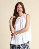Top in maglia di cotone