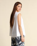 Top in maglia di cotone