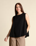 Top in maglia di cotone