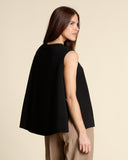 Top in maglia di cotone