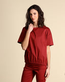 Blusa in popeline