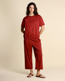 Poplin trousers