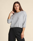 Maglia in cashmere, seta e lana