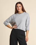 Maglia in cashmere, seta e lana