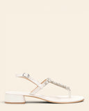 Sandali gioiello in pelle