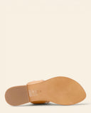 Sandali in pelle intrecciata