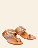Sandali bassi in pelle