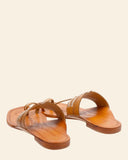 Sandali bassi in pelle