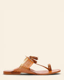 Sandali bassi in pelle