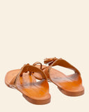 Sandali bassi in pelle