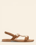 Sandali in pelle scamosciata