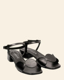 Sandali bassi in pelle
