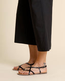Sandali bassi in pelle