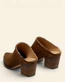 Sabot in camoscio