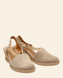 Espadrilles in pelle scamosciata