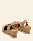 Espadrilles in pelle scamosciata