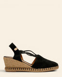 Espadrilles in pelle scamoscaiata