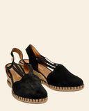 Espadrilles in pelle scamoscaiata