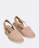 Espadrilles in pelle scamosciata