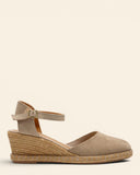 Espadrilles in pelle scamosciata