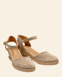 Espadrilles in pelle scamosciata