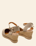 Espadrilles in pelle scamosciata