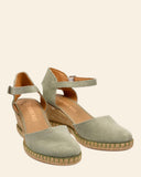 Espadrilles in pelle scamosciata