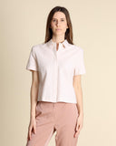 Camicia in cotone seersucker