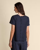 Blusa in sangallo di cotone