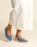 Ballerine in pelle scamosciata