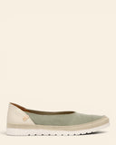 Ballerine in pelle scamosciata
