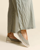 Ballerine in pelle scamosciata