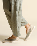 Ballerine in pelle scamosciata