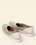Ballerine in pelle scamosciata