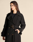 Trench con cappuccio