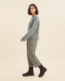 Pantaloni in cotone e modal